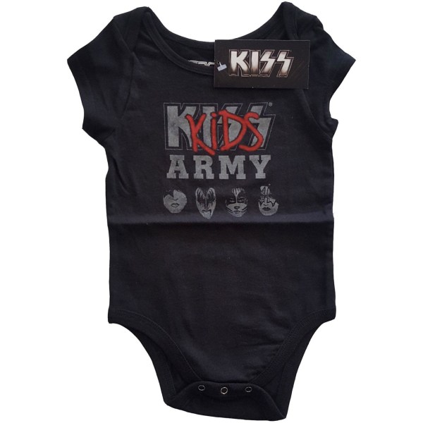 Kiss Baby Army Babygrow 12 månader svart Black 12 Months