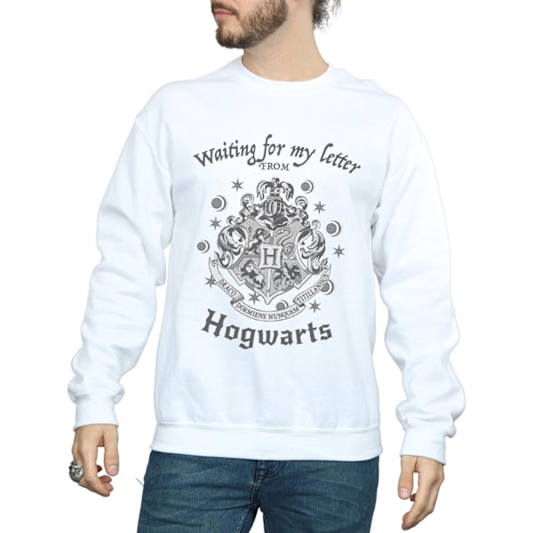 Harry Potter Herr Hogwarts Väntar På Mitt Brev Sweatshirt M W White M