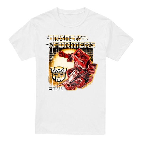 Transformers Ironhide Box 40-års T-shirt för män XL Vit White XL