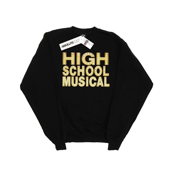 Disney Boys High School Musical The Musical Lights Logo Sweatshirt Black 9-11 Years