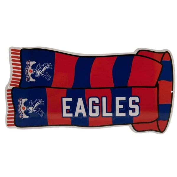 Crystal Palace FC Official Show Your Colors Sign One Size Röd/ Red/Blue One Size