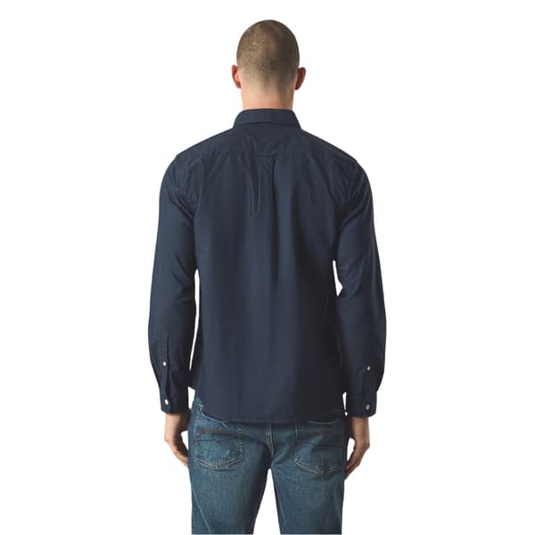Pretty Green Herrskjorta med Paisleyfoder och Knappar XXL Marinblå Navy XXL