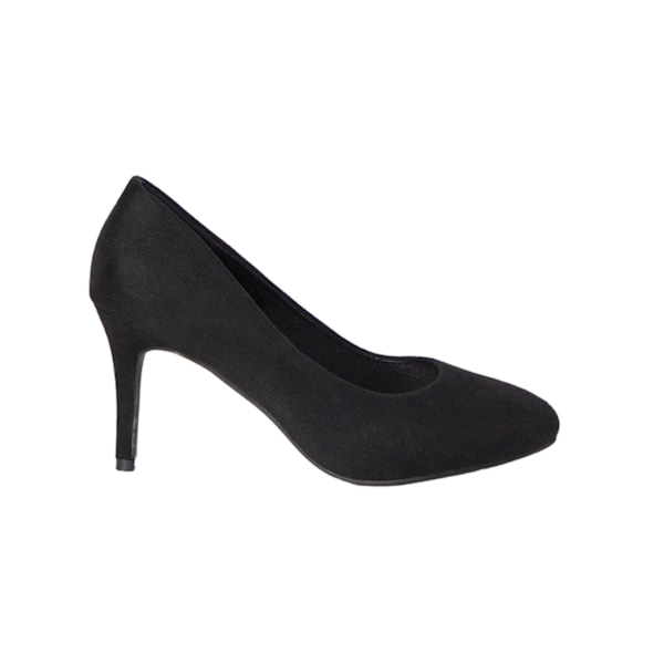 Good For The Sole Dam/Damer Elsa Mandel tå Bred Court Sko Natural Black 4 UK