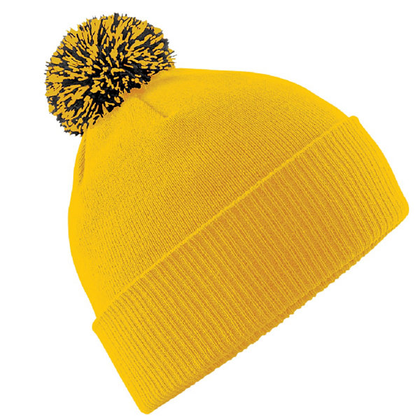 Beechfield Vuxen Unisex Snowstar Mössa One Size Guld/Svart Gold/Black One Size