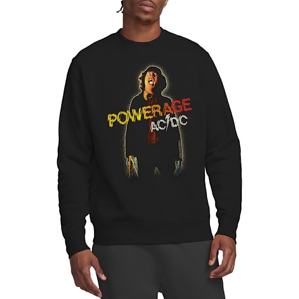 AC/DC Unisex Vuxen Powerage Sweatshirt M Svart Black M