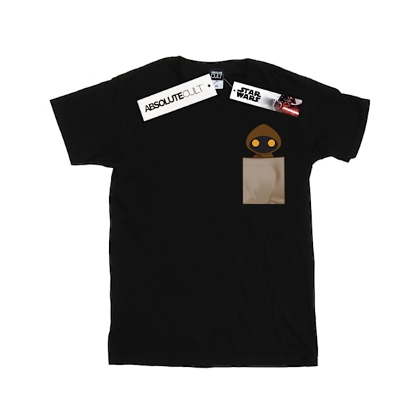Star Wars Pojkar Jawa Ficktryck T-shirt 9-11 År Svart Black 9-11 Years