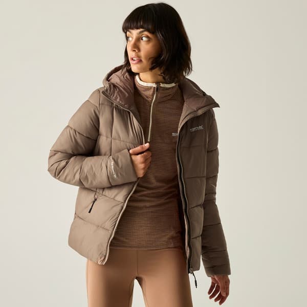 Regatta Eyre vadderad jacka för dam 20 UK Mocha Mocha 20 UK