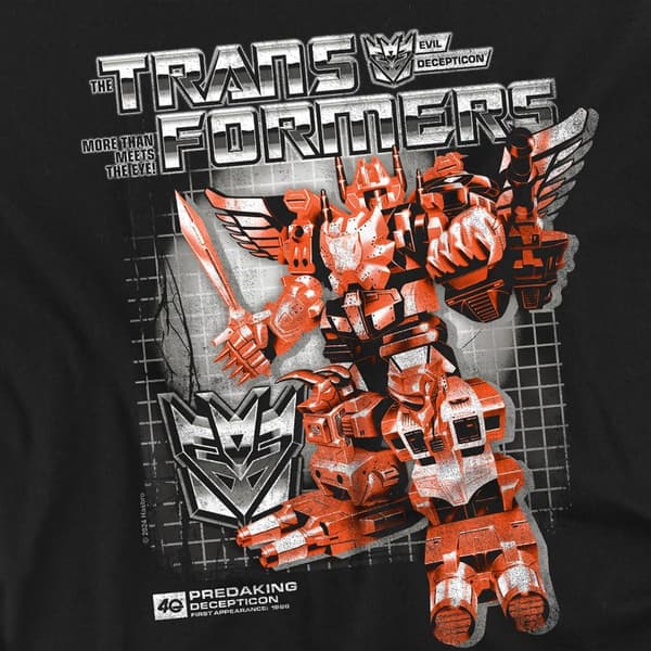 Transformers Herr Predaking Box 40-års T-Shirt S Svart Black S