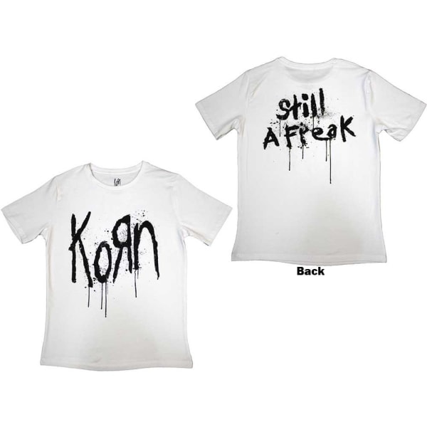 Korn Womens/Ladies Still A Freak Back Print T-Shirt M Svart Black M