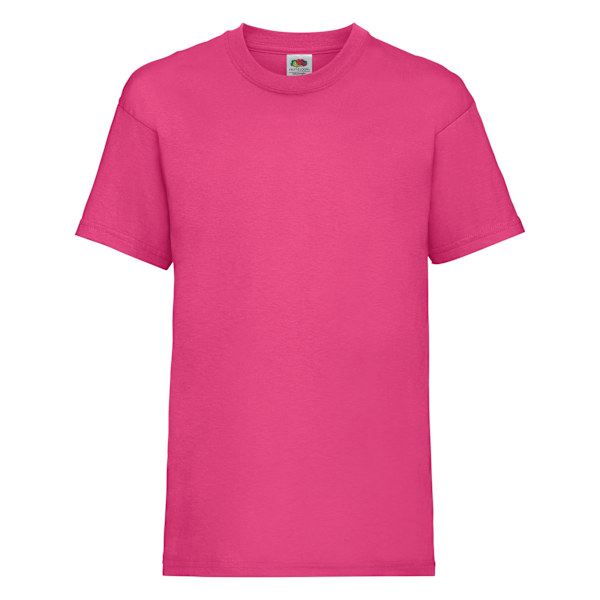 Fruit Of The Loom Barn/Kids Valueweight T-shirt 7-8 Fuchsia Fuchsia 7-8