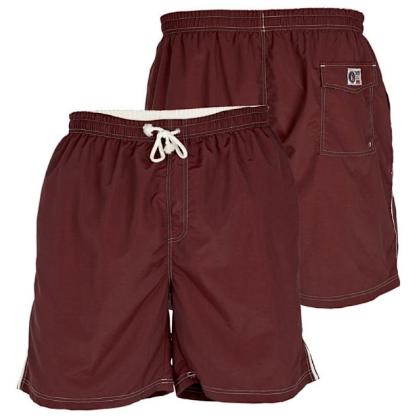 Duke Herr D555 Yarrow Baddräktsshorts L Burgunder Burgundy L