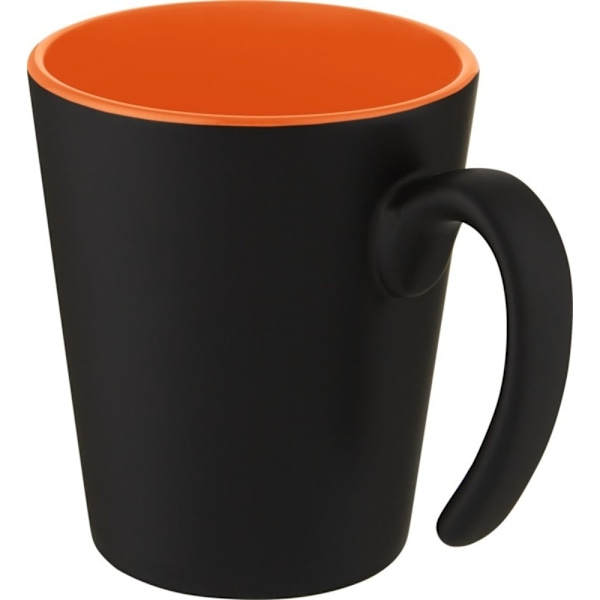 Bullet Oli Keramisk 360ml Mugg En Storlek Solid Svart/Orange Solid Black/Orange One Size