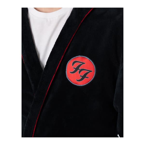 Foo Fighters Herr Logotyp Hooded Robe M Svart Black M