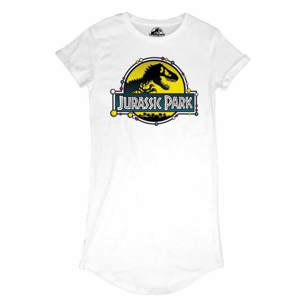 Jurassic Park Dam/Dam DNA T-Shirt Klänning S Vit White S