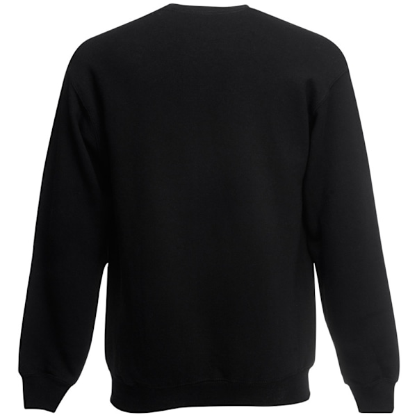 Fruit Of The Loom Herr Set-In Belcoro® Garn Sweatshirt 4XL Svart Black 4XL