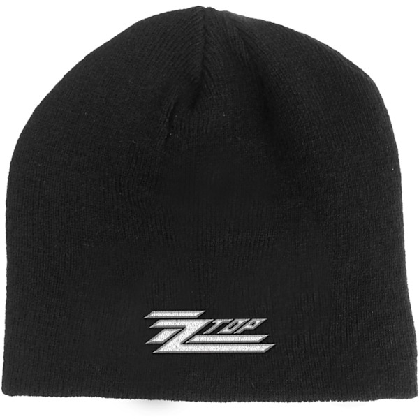 ZZ Top Unisex Vuxen Cirkellogotyp Mössa En Storlek Svart/Vit Black/White One Size
