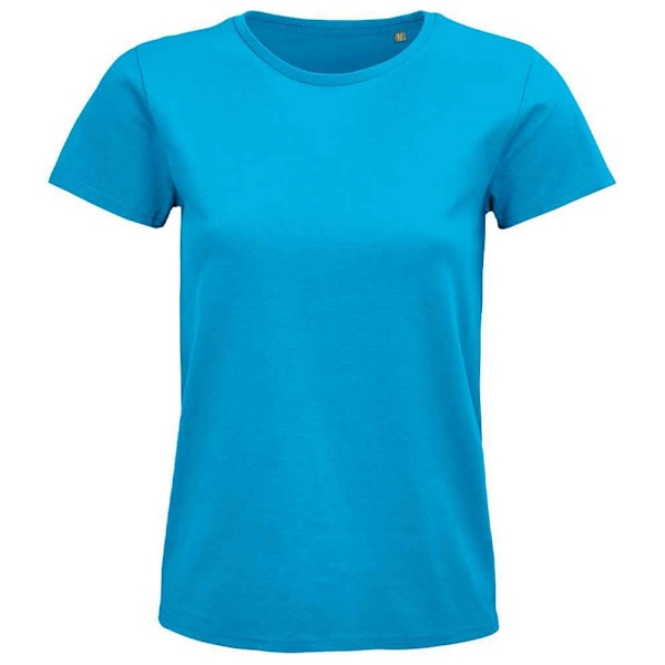 SOLS Dam/Kvinnor Pioneer Ekologisk T-shirt L Aqua Aqua L