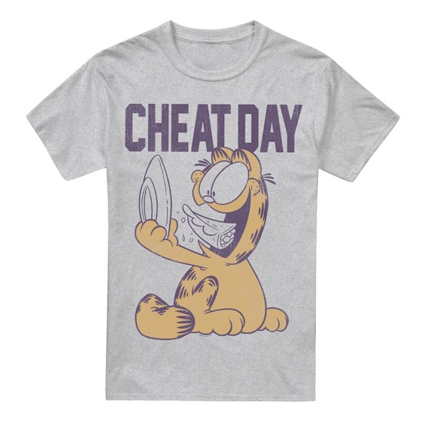 Garfield Herr Cheat Day T-Shirt 4XL Sport Heather Sport Heather 4XL