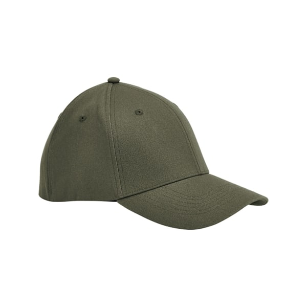 Beechfield Ekologisk Bomull Stretch Cap S-M Olivgrön Olive Green S-M