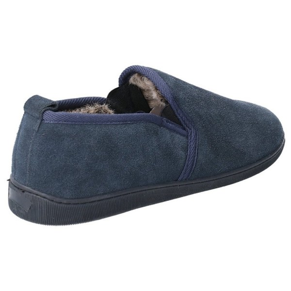Hush Puppies herr Arnold Slip On lädersko 6 UK marinblå Navy 6 UK