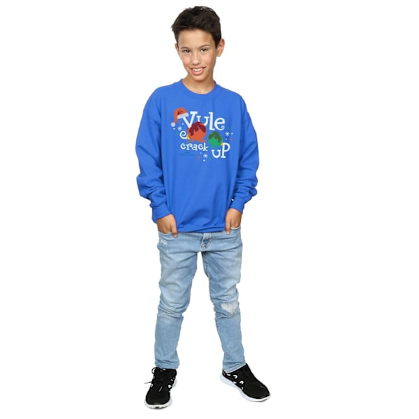 National Lampoon's Christmas Vacation Boys Yule Crack Up Sweatshirt Royal Blue 7-8 Years