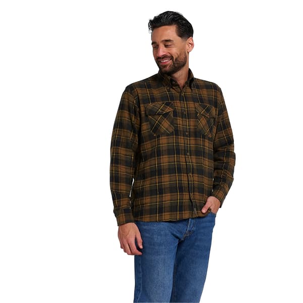 Jack Pyke Herr Flanellskjorta M Brun Brown M