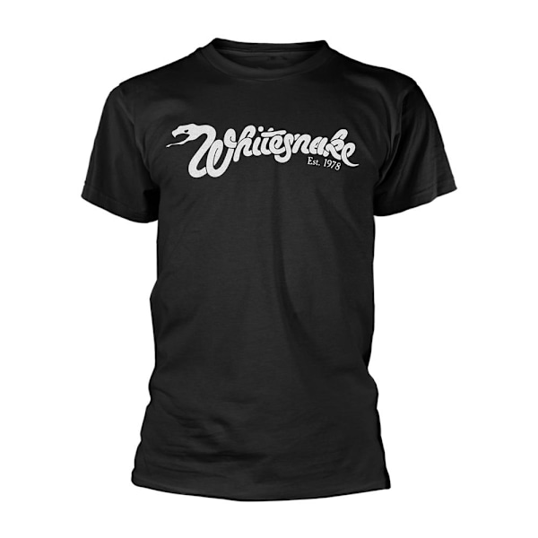 Whitesnake Unisex Adult Est 1978 T-Shirt S Svart Black S