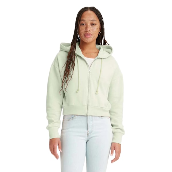 Levis Dam/Dam Full Zip Hoodie 14 UK Grön Green 14 UK