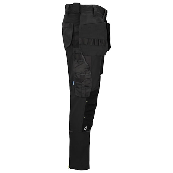 Projob herr stretchbyxor 40S svart Black 40S