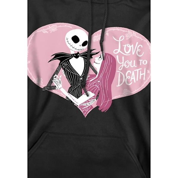 The Nightmare Before Christmas Herr Love You To Death Alla Hjärtans Dag Black L