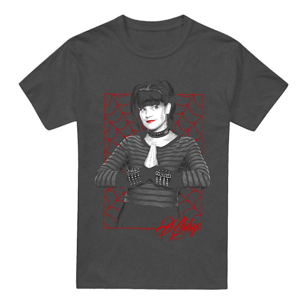 NCIS Unisex Vuxen Abby Web T-Shirt S Kolgrå Charcoal S
