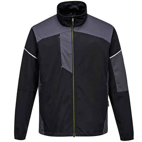 Portwest Herr PW3 Flex Shell Jacka 3XL Svart/Zoom Grå Black/Zoom Grey 3XL