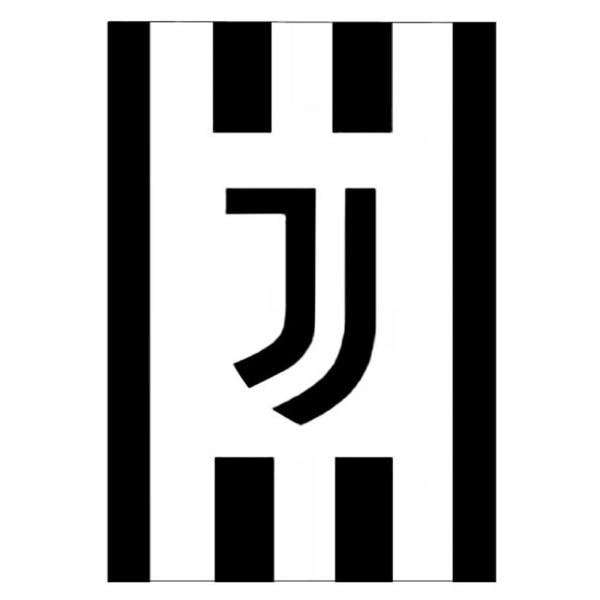 Juventus FC Fleece Crest Filt 200cm x 150cm Svart/Vit Black/White 200cm x 150cm