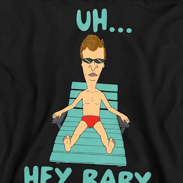 Beavis & Butthead Unisex Vuxen Uh Hey Baby Sweatshirt L Svart Black L