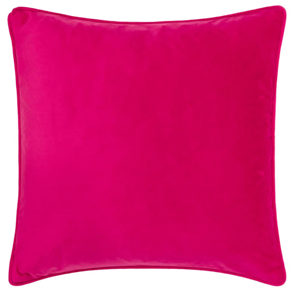 Furn Taormina Piped Blommig Kuddfodral En Storlek Magenta Magenta One Size