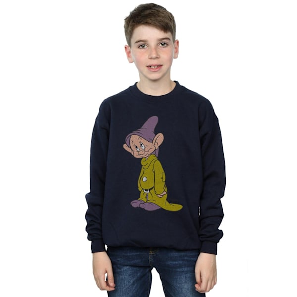 Disney Boys Classic Dopey Sweatshirt 7-8 år Marinblå Navy Blue 7-8 Years