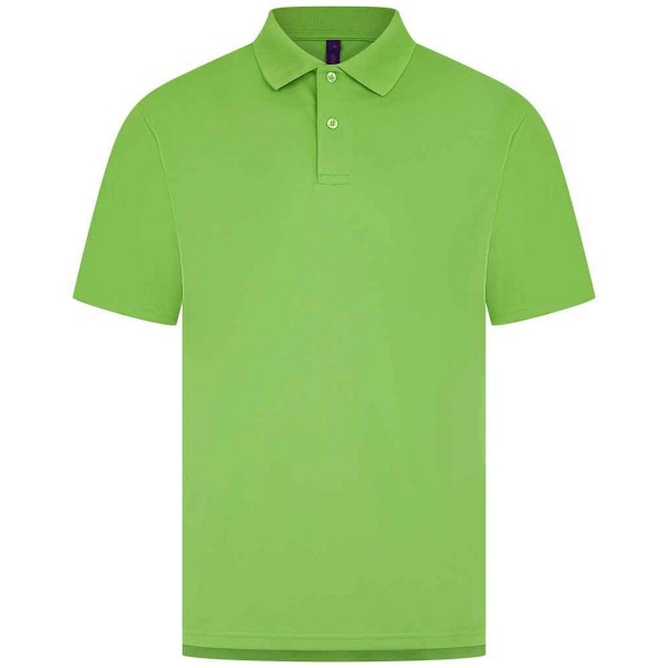 Henbury Herr Pique Poloskjorta L Lime Lime L