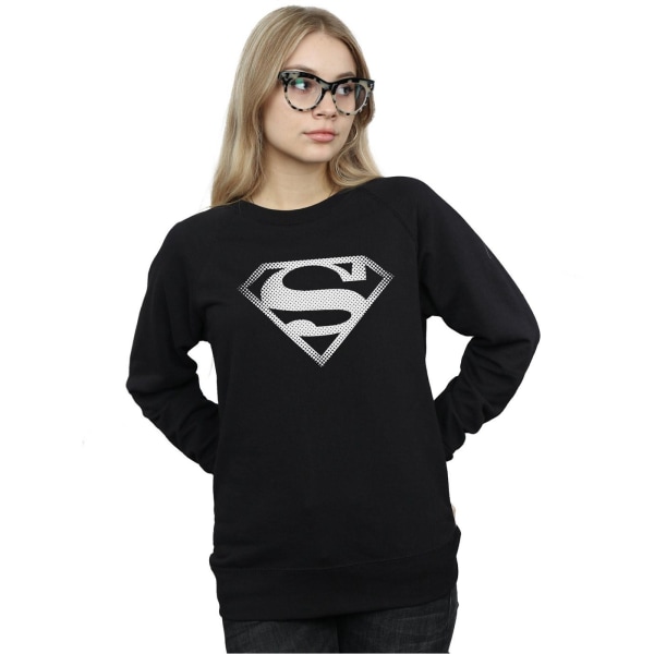 DC Comics Dam/Dam Superman Spot Logo Sweatshirt XXL Svart Black XXL