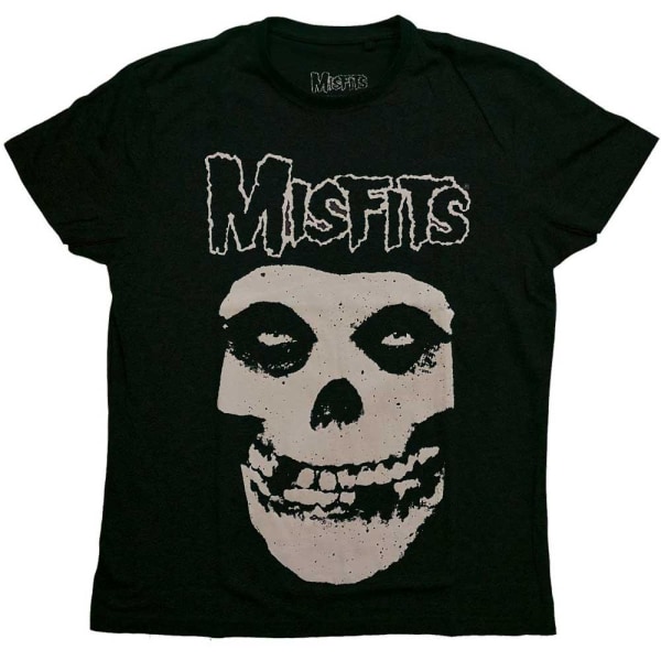 Misfits Unisex Vuxen Logo & Fiend T-Shirt XL Svart Black XL