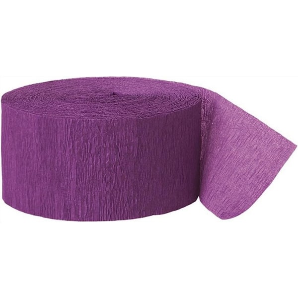 Unika festkransar i kreppapper, en storlek, lila Purple One Size