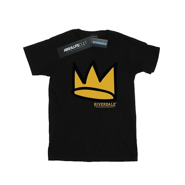 Riverdale Dam/Damer Jughead Hat Logo Bomull Boyfriend T-shirt Black XL