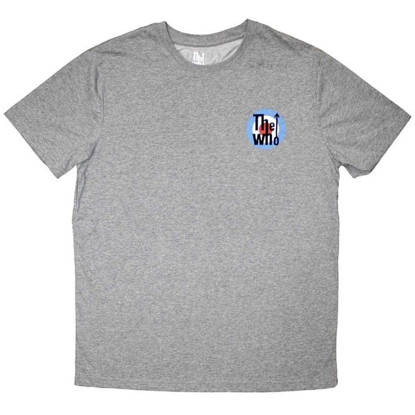 The Who Unisex Vuxen Target Logo Mini T-Shirt M Grå Grey M