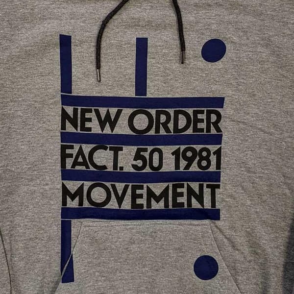 New Order Unisex Vuxenrörelse Pullover Hoodie S Grå Grey S