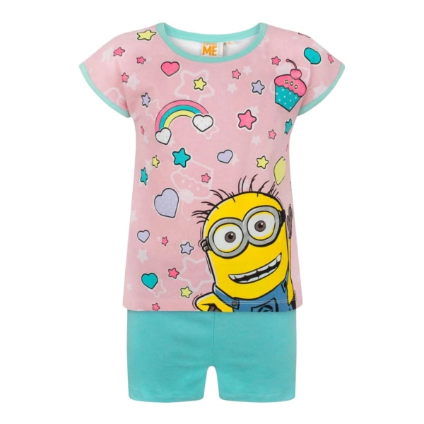 Despicable Me Childrens/Kids Tom Short Pyjamas Set 12 Years Pink Pink/Blue 12 Years
