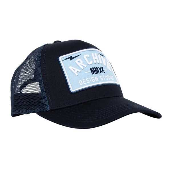 Archive Design Studios Varsity Truckerkeps One Size Navy Navy One Size
