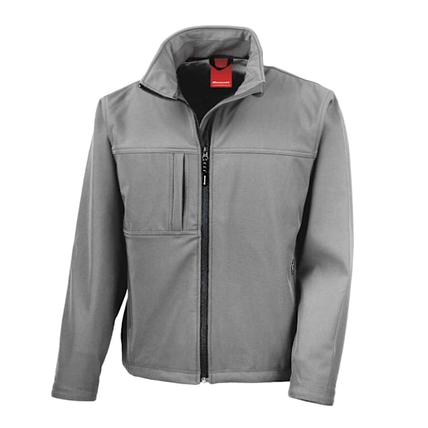 Result Classic Soft Shell-jacka för män, 4XL, Workguard Grey Workguard Grey 4XL