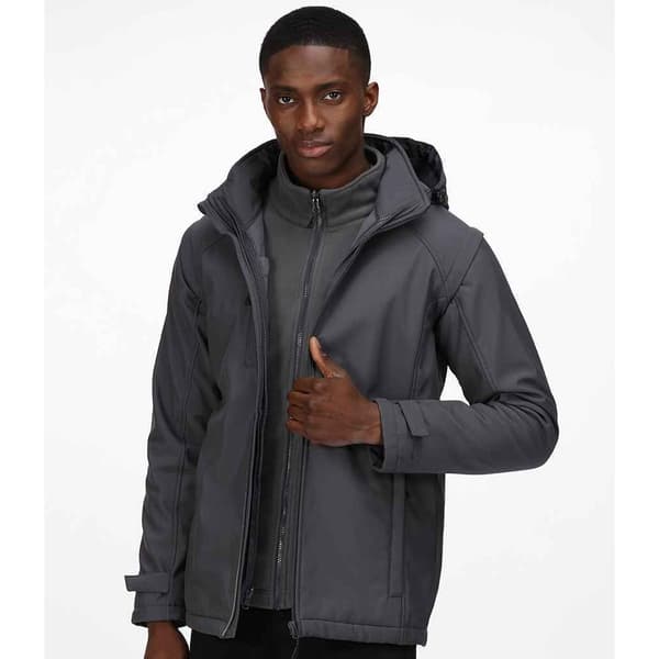 Regatta Herr Erasmus 4 i 1 Soft Shell Jacka L Seal Grey Seal Grey L