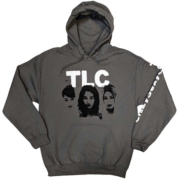 TLC Unisex Adult CrazySexyCool Album European Tour 2022 Hoodie Charcoal Grey S