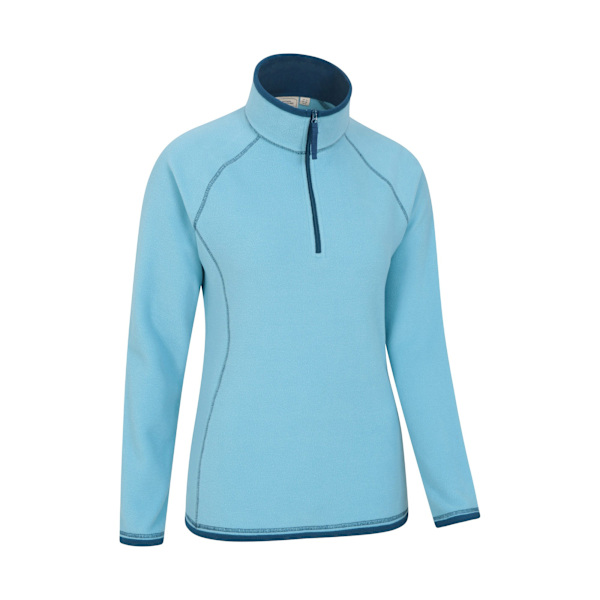 Mountain Warehouse Dam/Dam Montana Fleece Tröja med Halv Dragkedja 12 Blue 12 UK