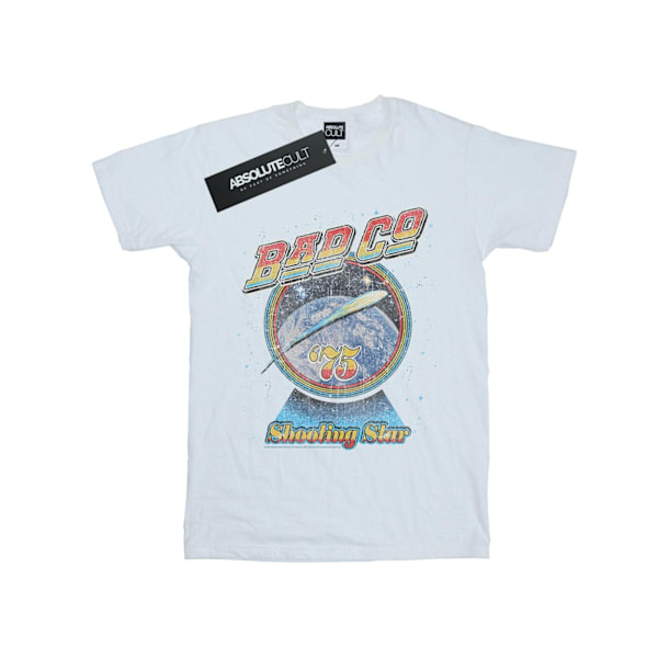 Bad Company Dam/Damer Shooting Star Bomull Boyfriend T-Shir White M